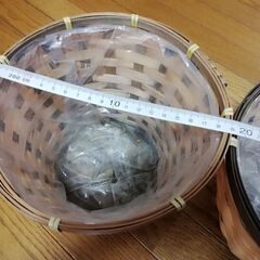 お花のかご　いろいろの画像