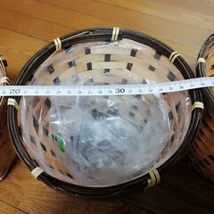 お花のかご　いろいろの画像