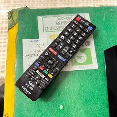 【訳アリ品】SHARP/シャープ 液晶テレビ LC-32S5 2017年製 32インチ リモコンNGの画像