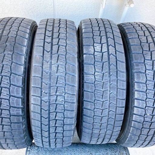 【DUNLOP】 スタッドレスタイヤ ホイール付き４本セット 185/70R14 88Q ダンロップ 14インチ 冬タイヤ スチールホ