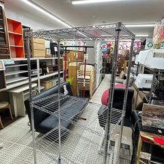 メタルラック 4段 収納 ワイヤーシェルフの画像
