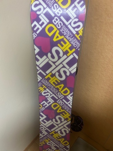 スノボー板、ビンディング、カバーセット