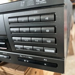 9月いっぱいで処分します　Pioneer パイオニア CD/CDV/LD CLD-K50 通電OKの画像