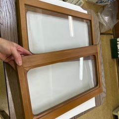 セット価格　ガラスの欄間　木製建具