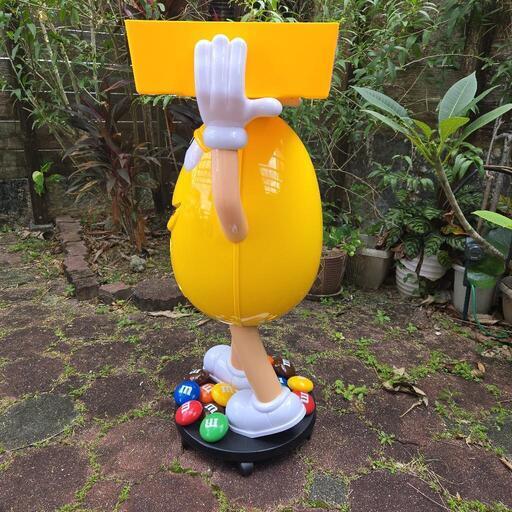 M&M's イエロー ピーナッツ キャラクター お菓子入れ エムアンドエム