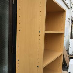 JM19503S)★お値下げ★６段収納棚 幅：約60cm 高さ：約155cm 奥行：約30cm 中古品【取りに来られる方限定】の画像