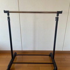 ※値下げ【可動式】スチールラック　ハンガーラックの画像