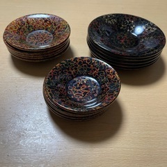 高級美術漆器　津軽塗り(茶托)の画像