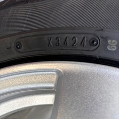 14インチアルミタイヤ新車外し4本セットの画像
