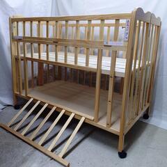 標準サイズ　折りたたみ式ハイタイプベビーベッド