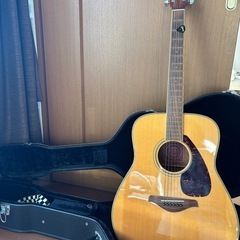YAMAHA FG720S しっかりした音色のアコギ！５点セット！の画像