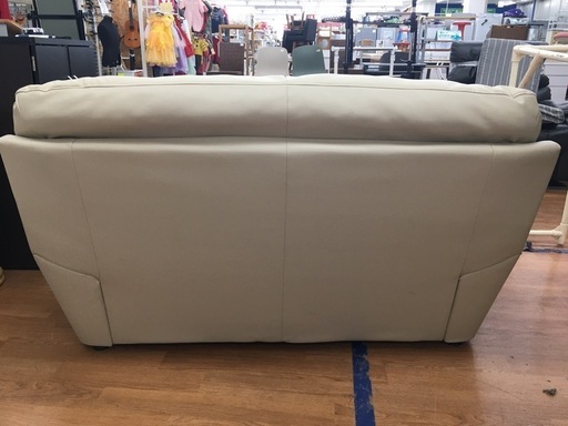 2人掛けソファー ベージュ 使用感あり 背凭れ分解可能 分解可二人