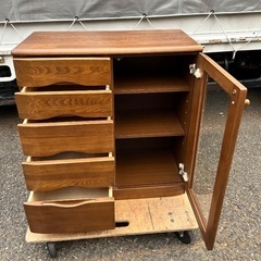 (ジS-334)SALE‼️￥6600(税込) キャビネット サイドボード リビングボード 収納家具の画像