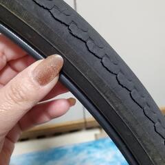 ジャンク扱い　自転車　26インチ　タイヤ　2本の画像