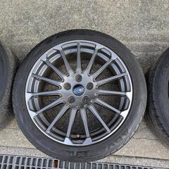 スバルレボーグ　純正ホイル４本セット　タイヤおまけの画像