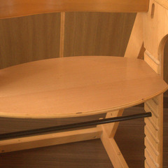 【決まりました】KATOJI 木製 キッズチェア チャイルドチェア 子供椅子　テーブル付き・高さ調整可の画像