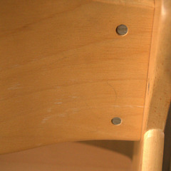 【決まりました】KATOJI 木製 キッズチェア チャイルドチェア 子供椅子　テーブル付き・高さ調整可の画像