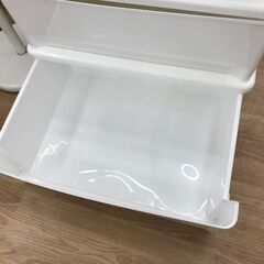 ★ジモティ割あり★  3段プラチェスト ホワイト H63×W55×D41 クリーニング済み KJ8045の画像