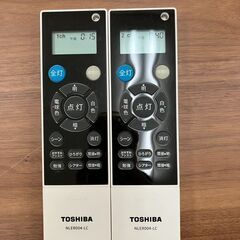 【定価半額以下】東芝NLEH12015A-LC,リモコンMLER004-LC　2個セットの画像