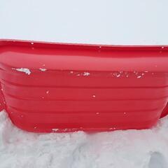 駐車場 除雪★排雪  巨大ソリ【スノーダンプ6台分積載】 ◎大活躍の画像