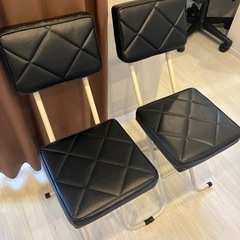 ★格安★山善 折りたたみチェア(2脚)の画像