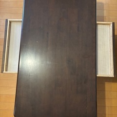 リビングテーブル　ダークブラウンの画像