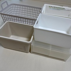 【受け渡し予定者決定しました】収納ケースいろいろ　お譲りします！