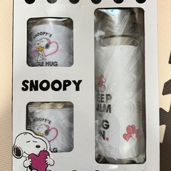 【スヌーピー】水筒＆カップの画像