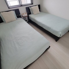 決まりました！布団2枚クッション2個枕2個のみ