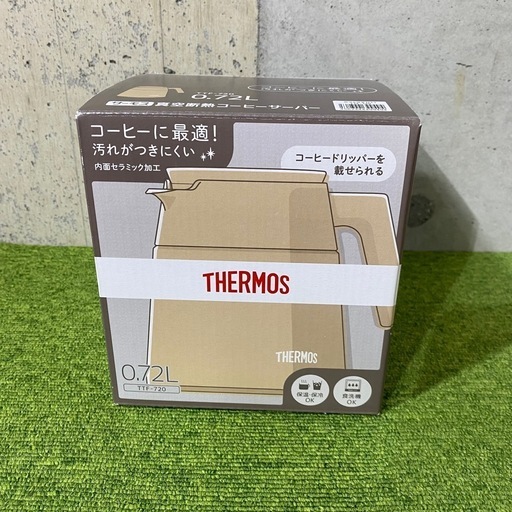 7744 !!未使用品!! お買得! THERMOS サーモス 真空断熱コーヒーサーバー コーヒー ドリッパー 食洗器対応 断熱 0.72L TTF-720 コンパクト 軽量