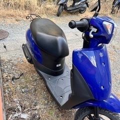 スズキ　レッツ　青の画像