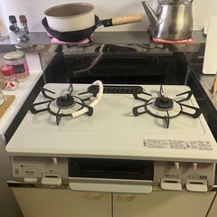 リンナイガスコンロ　都市ガス2口コンロ
