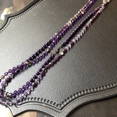 Plus Vendome 紫色 多層ネックレスの画像