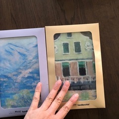 クロードモネの展覧会のお土産のスカーフです。の画像