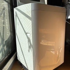 壊れた洗濯機の画像