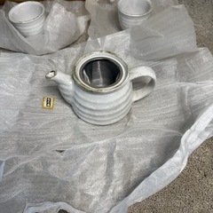 【165】茶器セット 木製収納箱付きの画像