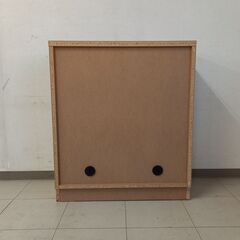 限定一品限り　デザインキャビネット　幅72　高さ83　ナチュラル　キャラクター　扉　引出　の画像