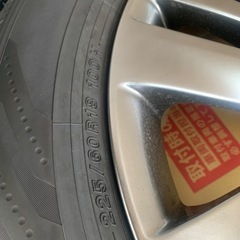 40アルファード  アルミホールセット　新車外し　　　　の画像