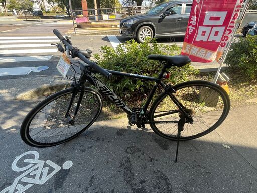 【リサイクルショップどりーむ鹿大前店】No.13　クロスバイク　自転車　air-on　3×7段ギア付き　ベル付き　早い者勝ち