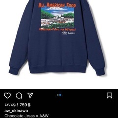 A&W×Chocolate Jesas コラボスウェット
の画像