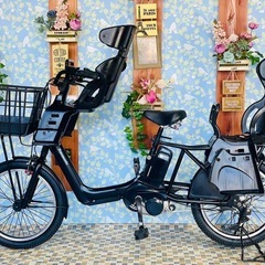 1360子供乗せ電動アシスト自転車パナソニック3人乗り対応20インチ
