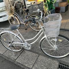 26インチ 自転車 オートライト 6段ギア付き 中古動作品