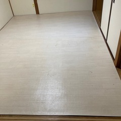決まりました。引き取り待ち！クッションフローリング