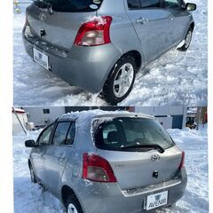 【車検R7/5月】トヨタ ヴィッツ 1.3F アドバンスドエディション 4WD オーディオレス サブキー有りの画像