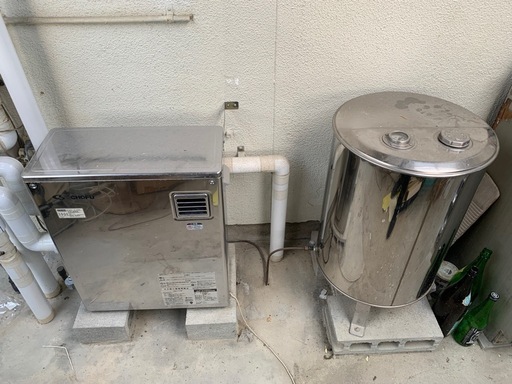 【値下げ】長府製作所、灯油給湯器、ボイラー、灯油タンク、セット