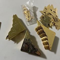 真鍮製コーナー装飾材の画像