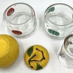 【G792】昭和レトロ/ガラス/陶器/食器/グラス/ガラス容器/などまとめて/4点の画像