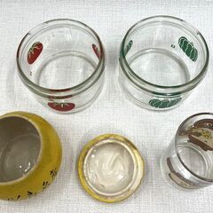 【G792】昭和レトロ/ガラス/陶器/食器/グラス/ガラス容器/などまとめて/4点の画像