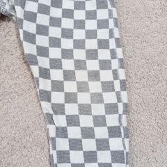 【お取引中】【キッズパンツ2点セット①】100／マーキーズ・PAIRMANON／幾何学柄・チェッカー柄／モノトーンの画像