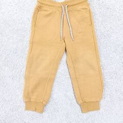 【お取引中】【キッズパンツ2点セット②】92／H&M／グレー・ブラウン／デニム・スウェット／ポケット付きの画像
